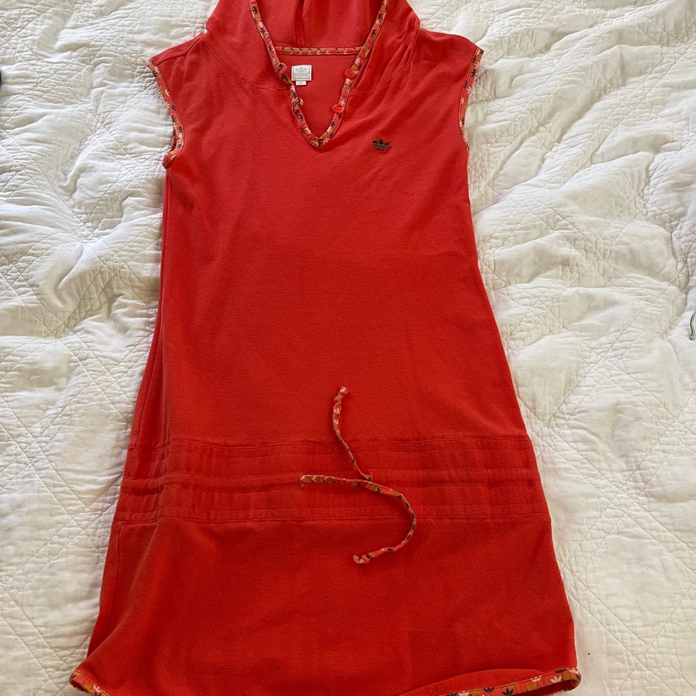 Adidas hooded mini dress